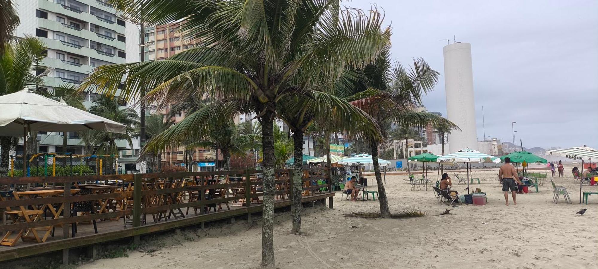 Flat with the sea view Apartment Praia Grande  Luaran gambar